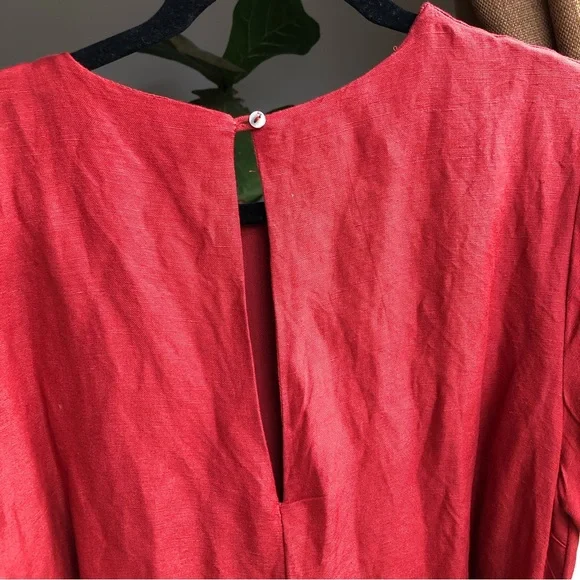 Urban Outfitters Ruffle Mini Dress | Red Dress | Size Medium - Picture 5 of 9